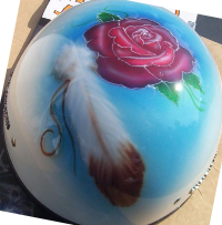 Spring Rally Myrtle Beach, SC Airbrushed Motorcycle Helemet